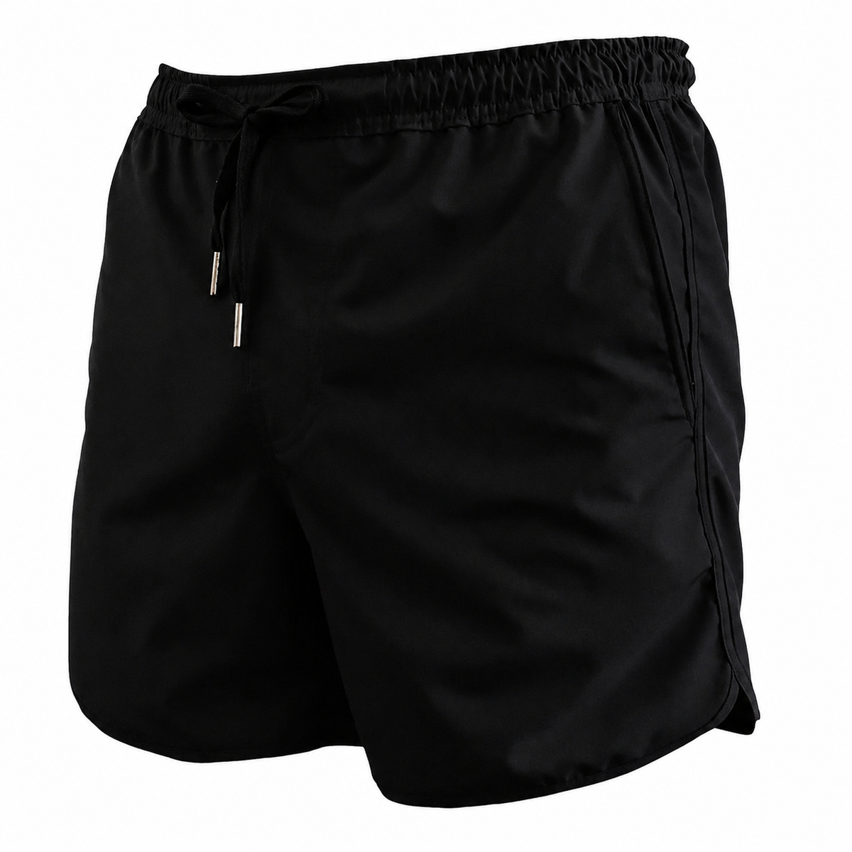 Black Gemini Short with Athletic Compression Liner